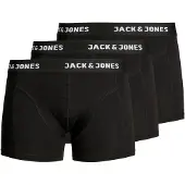 Jack & Jones Boxershorts 'Anthony' zwart / wit