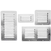 BREG Ventilatierooster RVS - 128 x 116 mm
