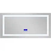 Badstuber spiegel met LED verlichting 120x60cm