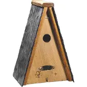Vogelbescherming Vogelhuisje Miami Grijs 20,5 X 16 X 30,5 Cm