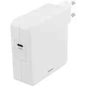 Deltaco PD-lader, 87W, wit, USB-C