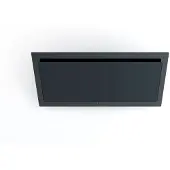 NOVY 7848 wand afzuigkap zwart randafzuiging, 120 cm. breed