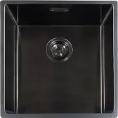 Dekker Lanesto vierkante spoelbak/40x40cm/VIB Gunmetal