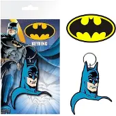 Marvel Batman comics sleutelhanger - 7 cm groot - Gemaakt van rubber