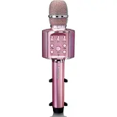 Lenco BMC-090PI Bluetooth luidspreker AUX, Incl. houder Roze