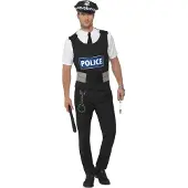 Smiffys Dressing Up & Costumes | Costumes - Police - Policeman Instant Kit