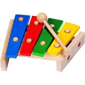 Goki XYLOFOON hout L22,5cm, primaire kleuren, 3+