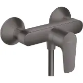 Hansgrohe Talis E ééngreeps douchemengkraan opbouw, Brushed Black Chrome