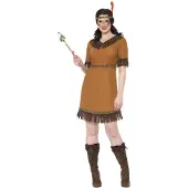 Smiffys Indian Maiden kostuum vrouw - Maat L