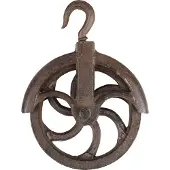 Esschert Design Katrol Gietijzer Bruin bruin Gietijzer Esschert Design
