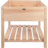Esschert Design Blank houten kweektafel XL
