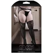 Erotic Treasure I Don't Mind Jarretel Panty - One Size