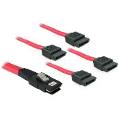 DeLOCK Mini SAS naar SATA kabel -