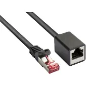 S-Conn Dubbelgeëindig patchkabel LC/ST, 50/125µ, OM4, paars, 20 meter