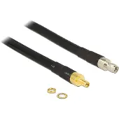 DeLOCK SMA (m) - SMA (v) verlengkabel - CFD400/LLC400 - 50 Ohm / zwart - 5 meter