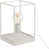 J-Line Lamp 1 lamp rechthoekig frame metaal wit small
