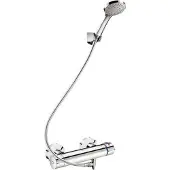 Delabie Doucheset +leegloop therm. mengkrn Securitouch H9769S S-kop