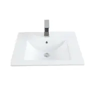 Sanicare Q6 keramische wastafel 60x45cm wit