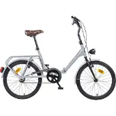 Dino Bikes Vouwfiets 20 inch 27 cm unisex v-brakes grijs