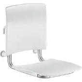 Delabie Afneembaar douchezitje extra comfort RVS mat gepolijst