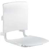 Delabie Afneembaar douchezitje extra comfort RVS wit epoxy