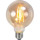 LUEDD E27 dimbare LED lamp G95 smoke 5W 380 lm 2200K