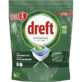 Dreft 2+2 Gratis: Dreft Original All In One Vaatwascapsules Regular 46 Stuks