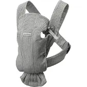 BabyBjörn Draagzak Mini Grijs 3d Mesh | Maat: Pasgeborene (0 - 6 jaar)
