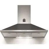Bertazzoni KPL90PLAG1NEA wand afzuigkap zwart, 90 cm. breed zuinig energieklasse A