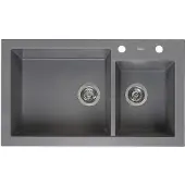 Reginox Amsterdam 25 spoelbak 86x50cm Grey Silvery R31094