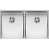 Reginox New York 34x40+34x40 spoelbak vlakbouw, onderbouw, vlakopbouw RVS R28223