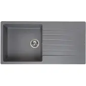 Reginox Harlem 10 spoelbak 100x50cm Grey Silvery R31261