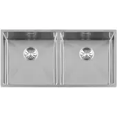 Togo R series spoelbak 40x40cm vlakinbouw, onderbouw, opbouw RVS 4040R