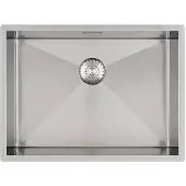 Caressi Spoelbak B55xL40xD18.5cm opbouw onderbouw vlakinbouw RVS CAPP55R6R0