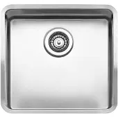 Reginox Kansas 40x40 CC (L) spoelbak vlakbouw, onderbouw, vlakopbouw R23617