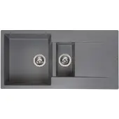Reginox Amsterdam 15 spoelbak 100x50cm Grey Silvery R30974