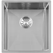 Togo R series spoelbak 34x40cm vlakinbouw, onderbouw, opbouw RVS 34R