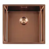 Lorreine Royal series spoelbak 40x40cm copper