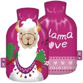 Arditex warmtekruik meisjes Llama 2 liter polyester roze