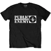 Ginza.se Public Enemy - Crosshairs Logo Heren T-shirt - M - Zwart