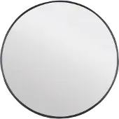 Differnz Badkamerspiegel | (65 x 65 cm, Rond, Aluminium, Zwart)