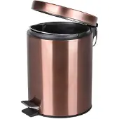 Differnz Pedaalemmer Rood Koper †“ Prullenbak Badkamer †“ Afvalbakje †“ 5 liter