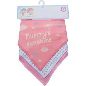 Gamberritos slabbetjes New Adventure katoen blauw 3 stuks