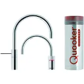 Quooker Nordic Round Twin Taps Chroom met PRO3-VAQ