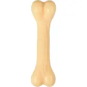 Flamingo Hondenspeelgoed Nylon Boney Bot Vanille