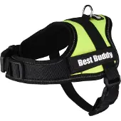 Flamingo Harnas best buddy pluto neon groen xxs 32-42 cm 20 mm Flamingo