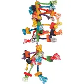 Flamingo Papegaaienspeelgoed kralenhanger 3-delig Flamingo