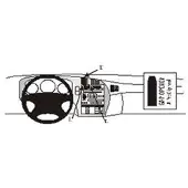 Saab ProClip houder geschikt voor Saab 9-5 1998-2005 Center mount