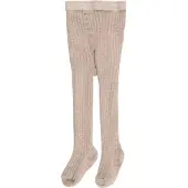 MP Meisjes Beenmode Cotton Rib Tights - Zand - Maat 70