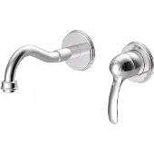 Tres Clasic inbouw wastafelkraan 21cm chroom